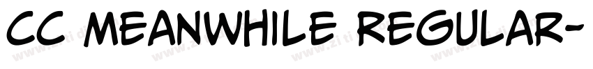 CC Meanwhile Regular字体转换